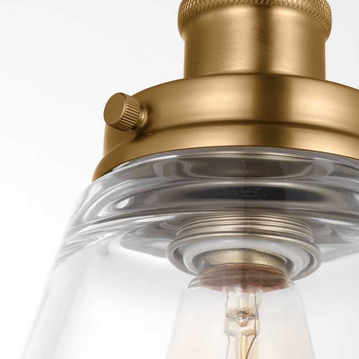 Visual Comfort Studio - P1347SB - One Light Pendant - Baskin - Satin Brass