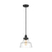 Visual Comfort Studio - P1348MBK - One Light Pendant - Baskin - Midnight Black