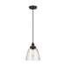 Visual Comfort Studio - P1349MBK - One Light Pendant - Baskin - Midnight Black
