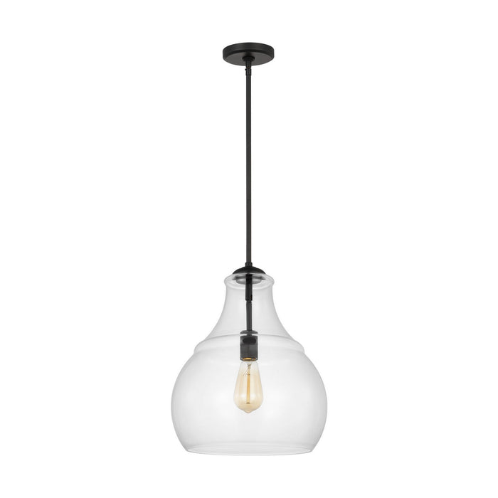 Visual Comfort Studio - P1483MBK - One Light Pendant - Zola - Midnight Black