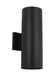 Visual Comfort Studio - SLO1152TXB - Two Light Wall Lantern - Outdoor Cylinders - Textured Black