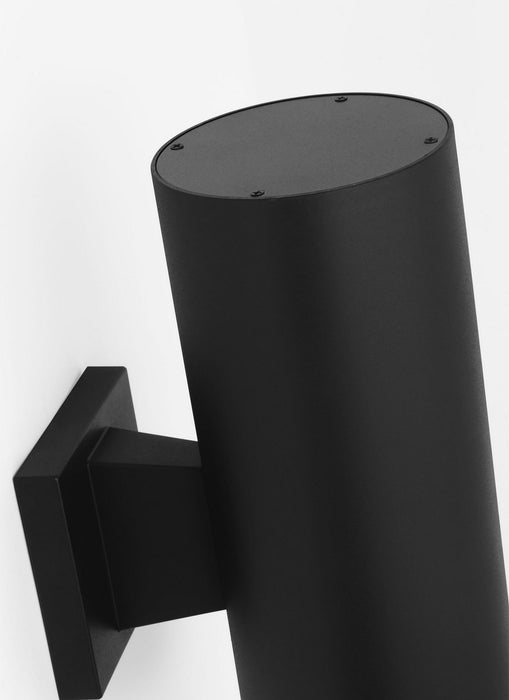 Visual Comfort Studio - SLO1152TXB - Two Light Wall Lantern - Outdoor Cylinders - Textured Black