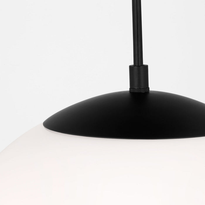 Visual Comfort Studio - 6024-112 - One Light Pendant - Leo - Hanging Globe - Midnight Black