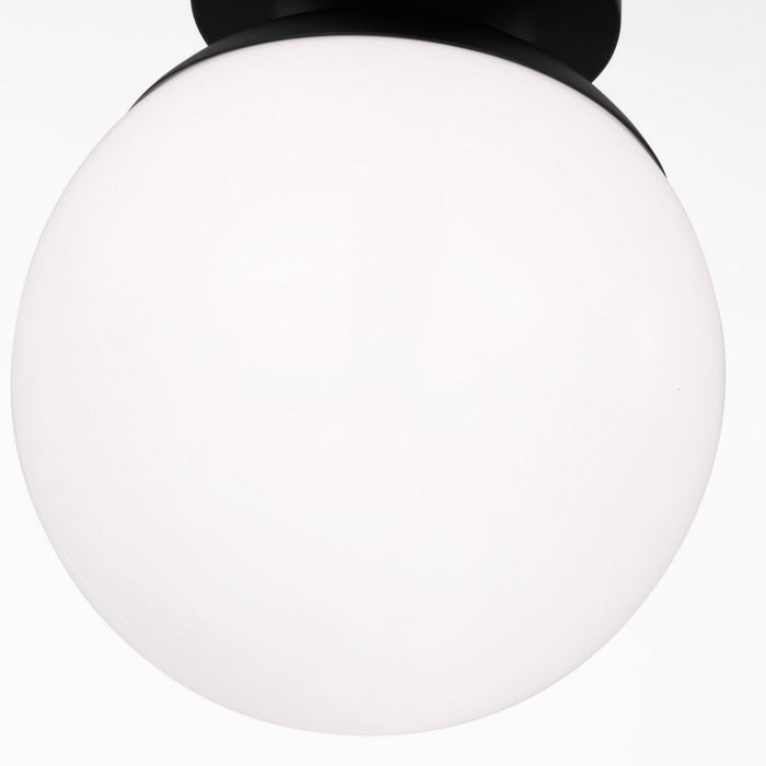 Visual Comfort Studio - 7518-112 - One Light Wall / Semi-Flush Mount - Leo - Hanging Globe - Midnight Black