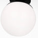 Visual Comfort Studio - 7518-112 - One Light Wall / Semi-Flush Mount - Leo - Hanging Globe - Midnight Black