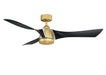 Fanimation - FPD6858BSBL - 56 Inches Ceiling Fan - Klear - Brushed Satin Brass