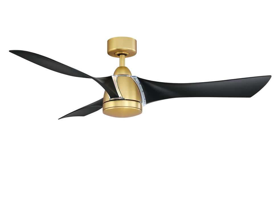 Fanimation - FPD6858BSBL - 56 Inches Ceiling Fan - Klear - Brushed Satin Brass