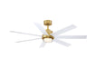 Fanimation - FPD6865BSMW - 56 Inches Ceiling Fan - Pendry 56 - Brushed Satin Brass