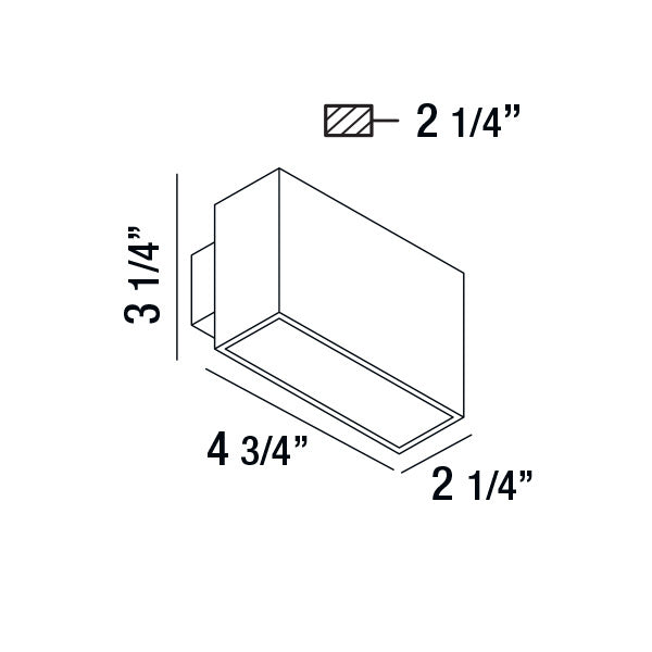 Eurofase - 28282-052 - LED Wall Mount - Vello - Black