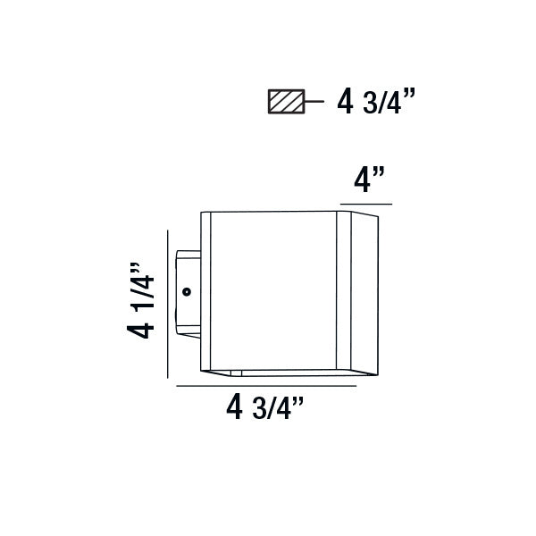 Eurofase - 28285-043 - LED Wall Mount - Crest - Black