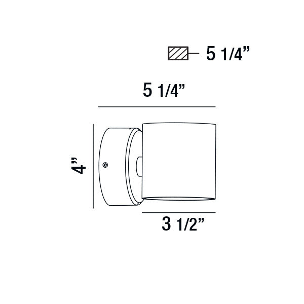 Eurofase - 28292-041 - LED Wall Mount - Volume - Black
