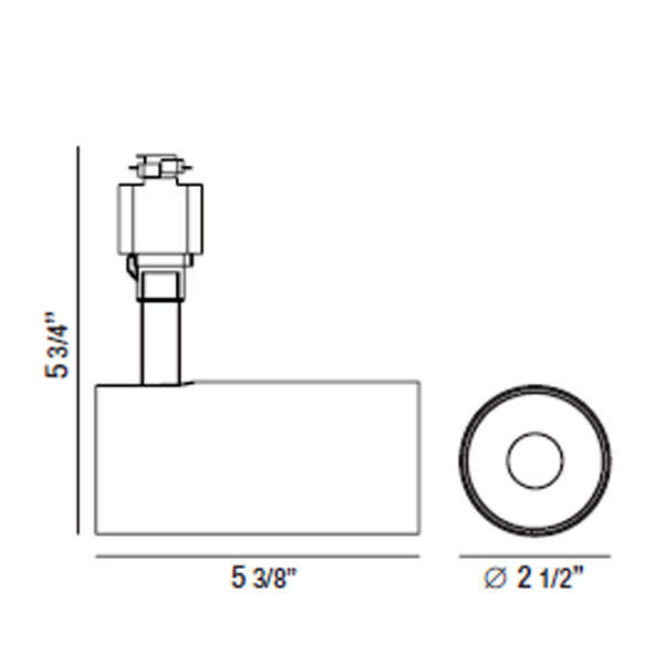 Eurofase - 35456-40-02 - LED Track Head - Charlie - White