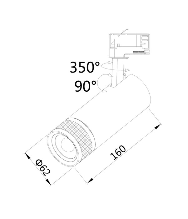 Eurofase - 39713-30-02 - LED Track Head - Focus - White