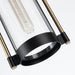 Artcraft - AC11511BB - One Light Pendant - Bonita - Black and Brushed Brass
