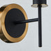Artcraft - AC11871AM - One Light Wall Sconce - Gem - Black and Brushed Brass