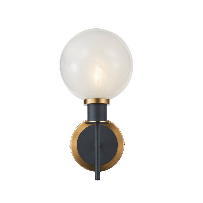 Artcraft - AC11871SW - One Light Wall Sconce - Gem - Black and Brushed Brass
