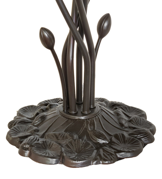 Meyda Tiffany - 260182 - Five Light Table Base - Lily - Mahogany Bronze