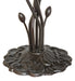 Meyda Tiffany - 260182 - Five Light Table Base - Lily - Mahogany Bronze