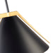 Artcraft - AC11910BK - One Light Pendant - Baltic - Black and Brushed Brass