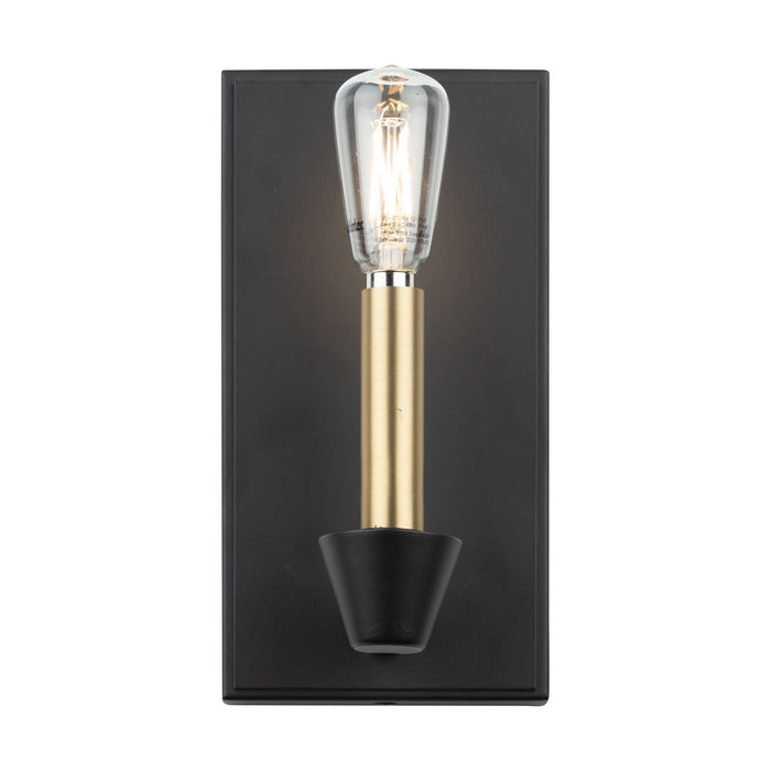 Artcraft - AC11981BB - One Light Wall Sconce - Notting Hill - Black and Brushed Brass