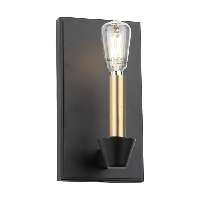 Artcraft - AC11981BB - One Light Wall Sconce - Notting Hill - Black and Brushed Brass