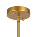 Artcraft - SC13364BR - Four Light Pendant - Pullman - Brass