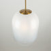 Artcraft - AC10630BR - One Light Pendant - Vita - White, Brass