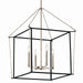 Kichler - 52627PN - Four Light Foyer Pendant - Eisley - Polished Nickel