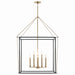 Kichler - 52628CPZ - Eight Light Foyer Pendant - Eisley - Champagne Bronze