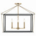 Kichler - 52632CPZ - Four Light Semi Flush Mount - Eisley - Champagne Bronze