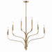 Kichler - 52673CPZ - Six Light Chandelier - Livadia - Champagne Bronze