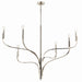 Kichler - 52674PN - Six Light Chandelier - Livadia - Polished Nickel