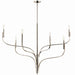 Kichler - 52674PN - Six Light Chandelier - Livadia - Polished Nickel