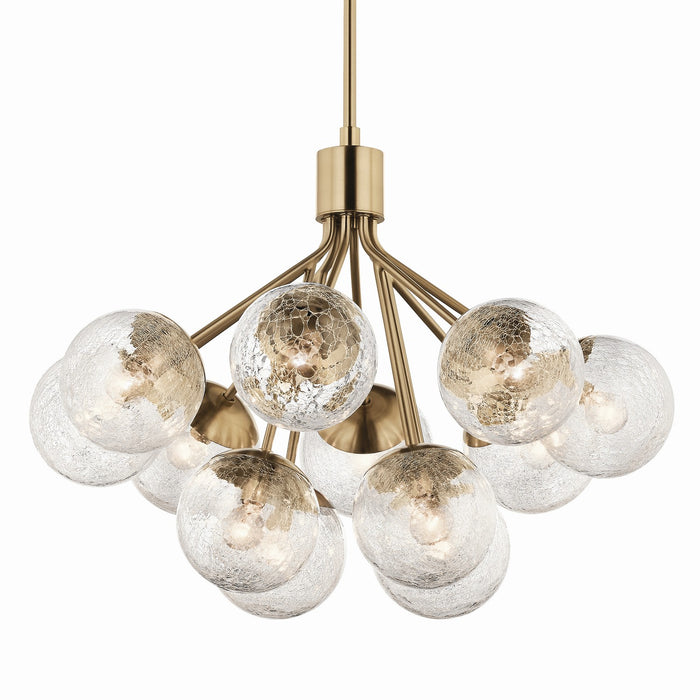 Kichler - 52701CPZ - 12 Light Chandelier Convertible - Silvarious - Champagne Bronze