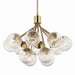 Kichler - 52701CPZ - 12 Light Chandelier Convertible - Silvarious - Champagne Bronze