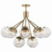 Kichler - 52701CPZ - 12 Light Chandelier Convertible - Silvarious - Champagne Bronze