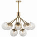 Kichler - 52701CPZ - 12 Light Chandelier Convertible - Silvarious - Champagne Bronze