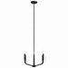 Kichler - 52716BK - Four Light Chandelier/Semi Flush Mount - Madden - Black