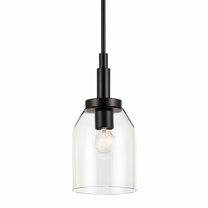 Kichler - 52725BK - One Light Mini Pendant - Madden - Black