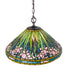 Meyda Tiffany - 248353 - One Light Pendant - Tiffany Daffodil - Mahogany Bronze