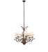 Meyda Tiffany - 270774 - Six Light Chandelier - Bordeaux - Antiquity