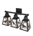 Meyda Tiffany - 270880 - Three Light Vanity - Song Bird - Solar Black