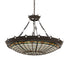 Meyda Tiffany - 271680 - 12 Light Pendant - Fleur-De-Lite - Timeless Bronze