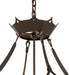 Meyda Tiffany - 271680 - 12 Light Pendant - Fleur-De-Lite - Timeless Bronze