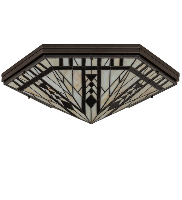 Meyda Tiffany - 272026 - Six Light Flushmount - Sonoma - Bronze