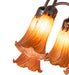 Meyda Tiffany - 273103 - 12 Light Table Lamp - Amber Tiffany Pond Lily - Mahogany Bronze