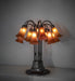 Meyda Tiffany - 273103 - 12 Light Table Lamp - Amber Tiffany Pond Lily - Mahogany Bronze