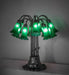 Meyda Tiffany - 273104 - 12 Light Table Lamp - Green Tiffany Pond Lily - Mahogany Bronze