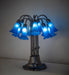 Meyda Tiffany - 273106 - 12 Light Table Lamp - Blue Tiffany Pond Lily - Mahogany Bronze