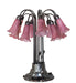 Meyda Tiffany - 273414 - 12 Light Table Lamp - Lavender Tiffany Pond Lily - Mahogany Bronze